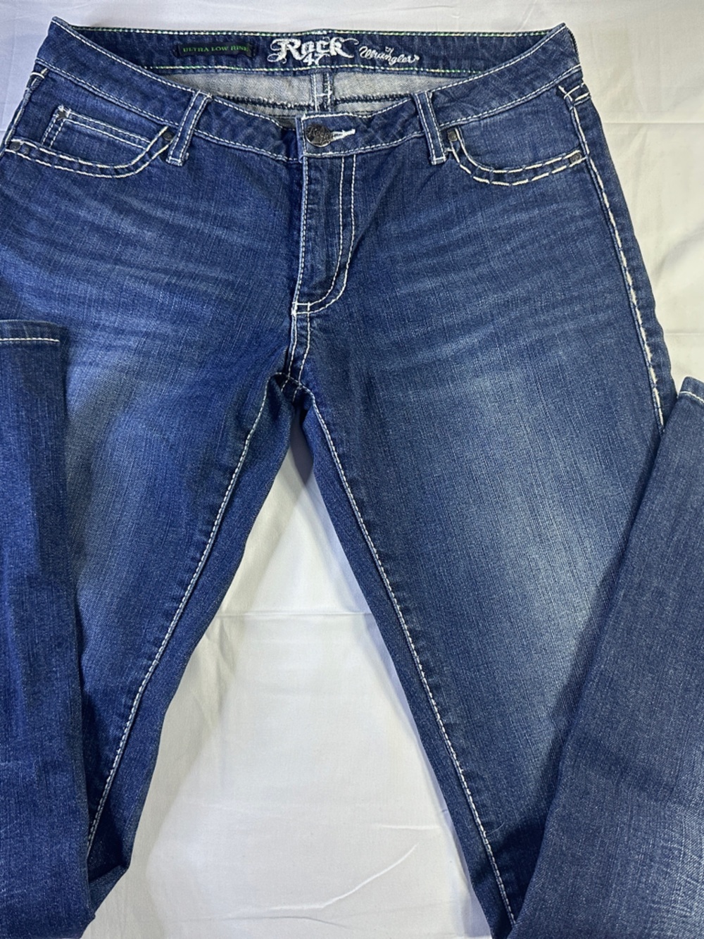 Rock 47 by Wrangler Women’s Bootcut Jeans - Deep Blue